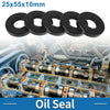 Make Model Oil Seal 25x55x10mm Nitrile Rubber Black 5 pcs