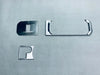 Toyota Highlander Steel Silver Gear Shift Box Panel Cover Trim (2020-2022)
