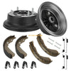 Kawasaki Mule 600 610 SX 2 x Front Brake Drum W/Bolts & Shoes