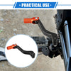 Motorcycle Gear Shifter Lever Universal Folding Aluminum Alloy Orange Black