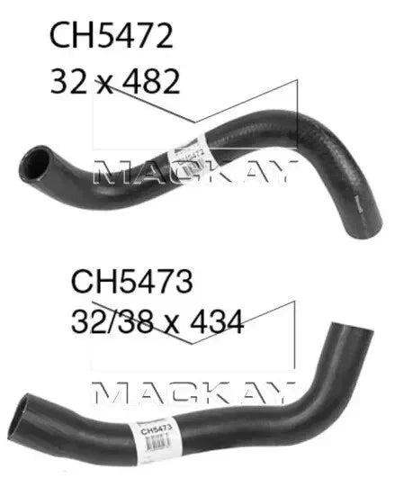 Holden Commodore VE VF 2 x Radiator Hose Top & Bottom (2006–2017)