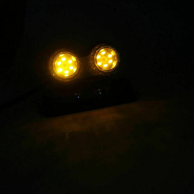 Motorcycle 12V Black Taillight (F2)