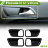 Toyota Tundra 4 Pcs Interior Door Handle Bowl Cover Trim (2022–2024)