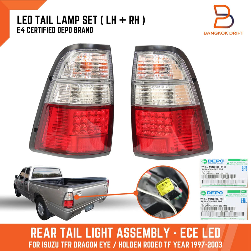 Holden Rodeo Ute Genuine DEPO LED Tail Light (1998-2003)