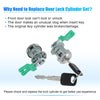 Ford Lincoln Front Door Lock Cylinder Tumbler w/ Key (2007-2014)