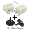 BMW 20 x Front Fender Liner Clip Hex Bolt Screws (2006-2013)