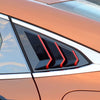 Honda Civic Sedan 1/4 Quarter Side Window Louvers (2016-2020)