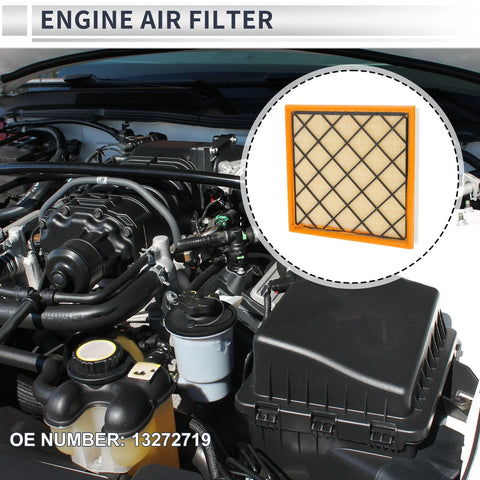Chevrolet Cruze (2011-2016) - 1 x Long Life Filter Car Engine Air Filter