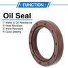 Make Model Oil Seal / 32x45x7mm / 2 x Seal Ring Rotary Shaft Seal FKM Brown