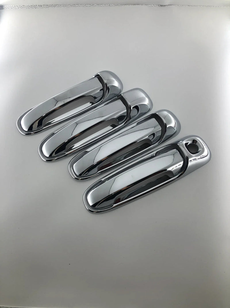 Jeep Liberty Chrome Door Handle & Tailgate Bowl Cover Trim (2002-2007)