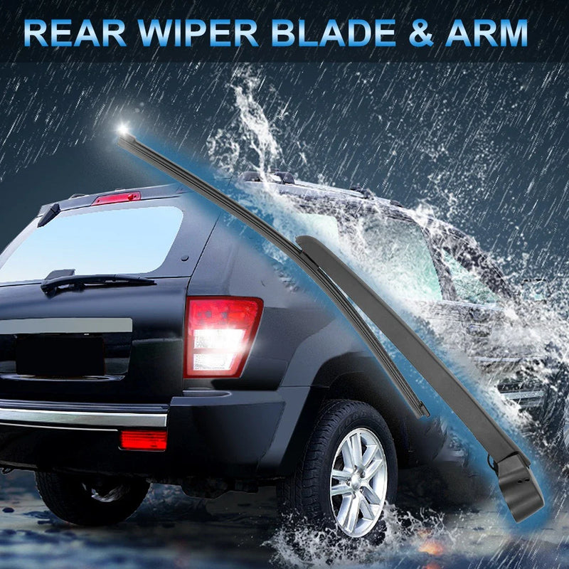Porsche Cayenne Hybrid Rear Wiper Blade Arm Set 360mm (2010-2017)