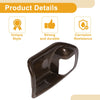 Jeep Wrangler Woodgrain Brown Interior Door Handle Bowl Cover Trim (2007-2018)