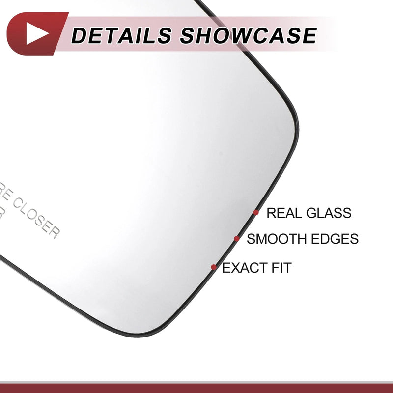 Dodge RAM 1500 2500 Heated Right Passenger Side Mirror Glass Replacement