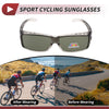1x Motorcycle Riding Goggles Dark Green Lens Clear Gray Frame