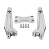 Harley 1" Handlebar 10" Pullback Handlebar Risers Clamp Chrome