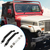 Jeep Wrangler Front Left Right Side Interior Door Handle Pull Strap Kit (2007-2018)