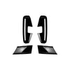 BMW 4 Series G22 G23 M Sport Gloss Black Air Vent Trims (2020-2024)