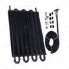 Manual to Automatic Cars 8 Row Remote Transmission Oil Cooler Radiator Kit