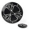 Harley Dyna, Softail, Sportster Black Clutch Timer & Point Covers