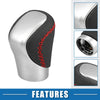 Lexus Silver Tone Gear Shift Knob Cover with Red Thread