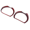 Dodge Challenger 4 x Red Headlight Cover Decor Rings (2015-2021)