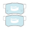 Honda Accord CL CM Rear Brake Pads Set GCT (2003-2008)
