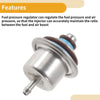 Jeep Wrangler 1991-1998 20-70 Psi Metal Fuel Pressure Regulator