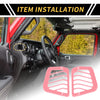 Jeep Wrangler JL Dashboard Side Air Vent AC Outlet Cover Trim (18-24)