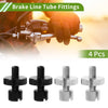 Make Model 4 x M8 Motorcycle Bike Clutch Brake Cable Adjuster Screw