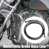 Make Model Brake Hose 90 Degree 220cm Motorcycle Braided Line Clutch Tube