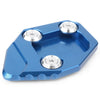 Honda CBR600RR CNC Blue Kickstand Extension Pad (2007-2015)