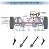 Dodge Dakota (2000-2004) 4WD 4pcs Front Inner Outer Tie Rod Ends