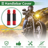 Motorcycle Handlebar Grips Aluminum Alloy Red 7/8" 22mm Hand Grips Cover