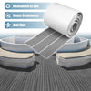 Boat Yacht Marine Gray White 95x7 EVA Faux Teak Decking Sheet Flooring Mat
