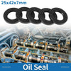 Oil Seal 25x42x7mm Black 5 Pcs Seal Ring Rotary Shaft Seal Nitrile Rubber