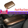 Toyota RAV4 Armrest Box Decor Cover Trim Peach Wood Grain (2019–2024)