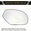 GMC Sierra 2500 3500 HD Heated Right Mirror Glass Replacement