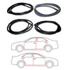 Toyota Corolla Sprinter 1966-1970 Front Rear Door Weatherstrip Set