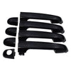 Hyundai Elantra 4pcs Black Front & Rear Door Handles (2007-2012)