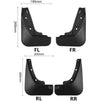 Hyundai Kona 4x Front/Rear Mud Flaps & Splash Guards (2024–2024)