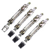 Exterior Door Handle Chrome Set 4 Fits Nissan Navara D40 4D Pickup 2005-14 D06