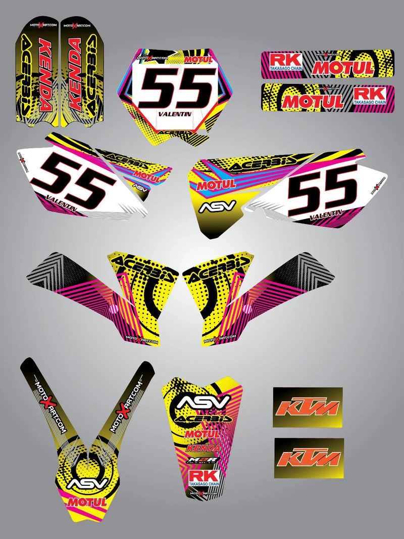 KTM 85 Custom Graphic Kit (2000-2005)