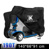 140CM Motorcycle Mobility Scooter Cover 190T Polyester Black