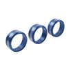 Subaru Forester XV Crosstrek WRX Blue AC Climate Control Knob Ring Covers