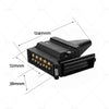 Trailer Caravan Boat Vehicle 12 Pin Flat Connector Plug