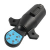 RV 7-Way Blade Trailer Light Wiring Circuit Tester Adapter