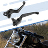 Sportster 883 1200 Road King Pair / Brake Clutch Levers Aluminum Alloy Black