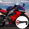 Motorcycle Crooked Flat Handle / Aluminum Alloy / Flat Handle with Hook