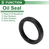 Oil Seal NBR Rubber 50x65x10mm High Pressure Black 5 Pcs