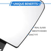 Ford E150 Left Driver Side Upper Mirror Glass Replacement (2004-2014)